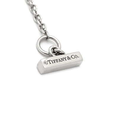 Tiffany & Co Necklace T Turquoise Circle Pendant Blue White Gold T& 18K — view 7