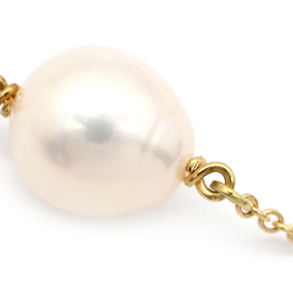 Tiffany & Co Necklace Color by the Yard Sprinkle Pearl White Blue Yellow Gold — view 4