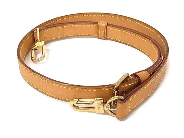 Louis Vuitton Leather Bag Shoulder Strap Belt Crossbody Brown