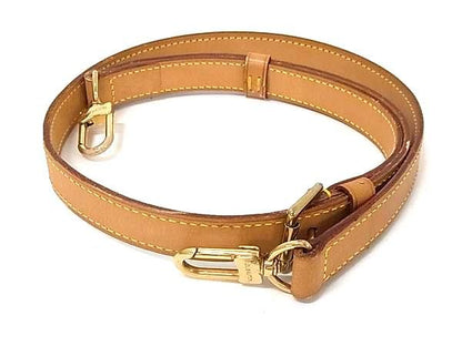 Louis Vuitton Leather Bag Shoulder Strap Belt Crossbody Brown