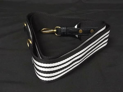 Prada Shoulder Strap for Canvas Bag Crossbody Black White — view 2