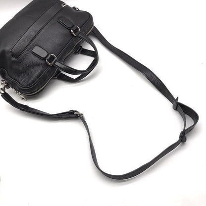 Gucci Interlocking G Soho Business Bag 2-Way Bag Crossbody Leather Black — view 7