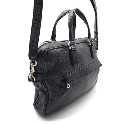 Gucci Interlocking G Soho Business Bag 2-Way Bag Crossbody Leather Black — view 2