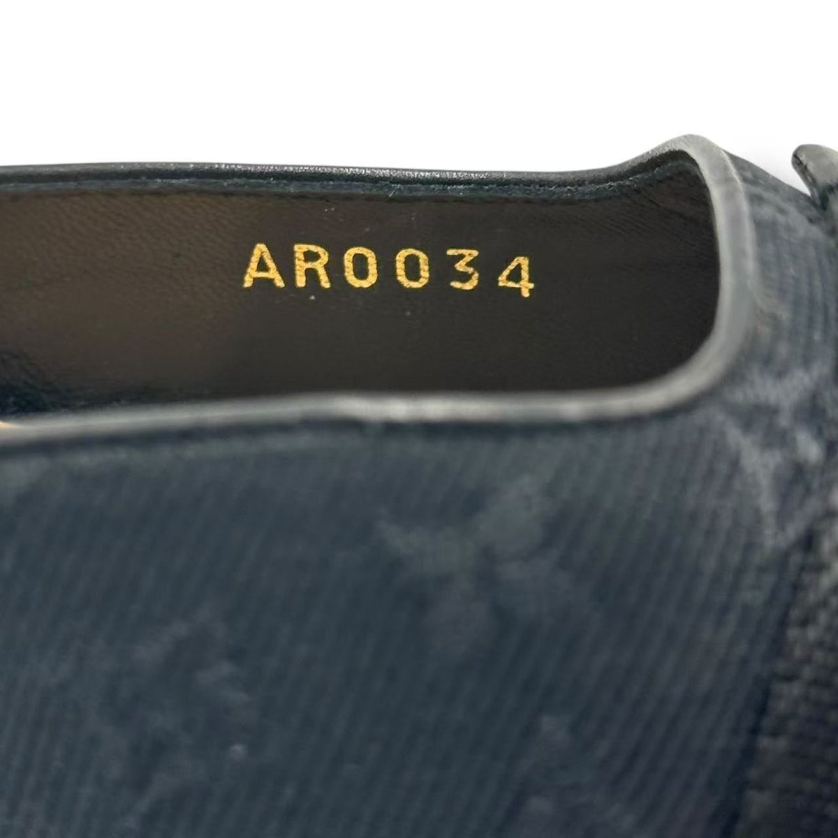 Louis Vuitton Pumps Leather Monogram Logo Black Heel 37 — view 8