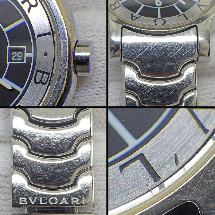 Bvlgari Watch Solotempo Date Black Dial SS Quartz Analog — view 8