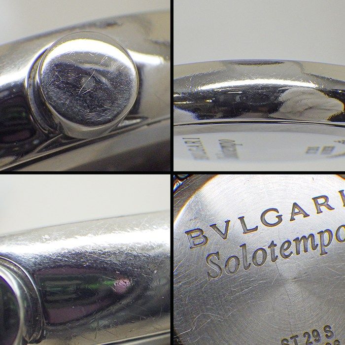 Bvlgari Watch Solotempo Date Black Dial SS Quartz Analog — view 7