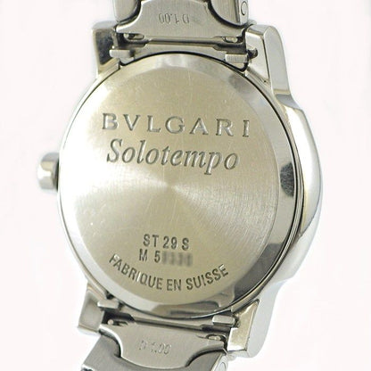 Bvlgari Watch Solotempo Date Black Dial SS Quartz Analog — view 4