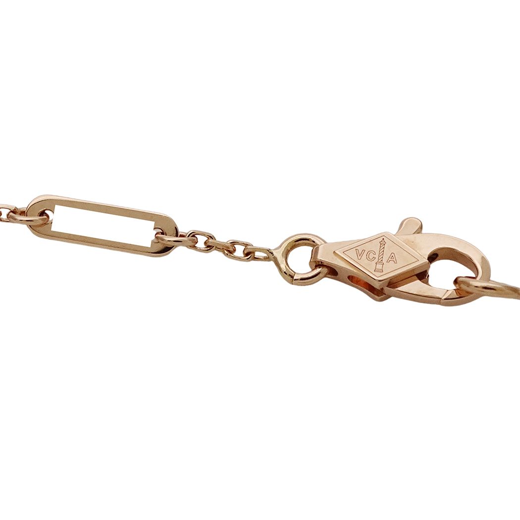 Van Cleef & Arpels Bracelet Ruby Frivole Mini Pink Gold — view 5