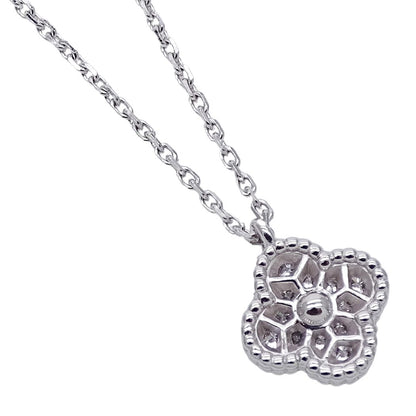 Van Cleef & Arpels Necklace Sweet Alhambra Diamond White Gold — view 4