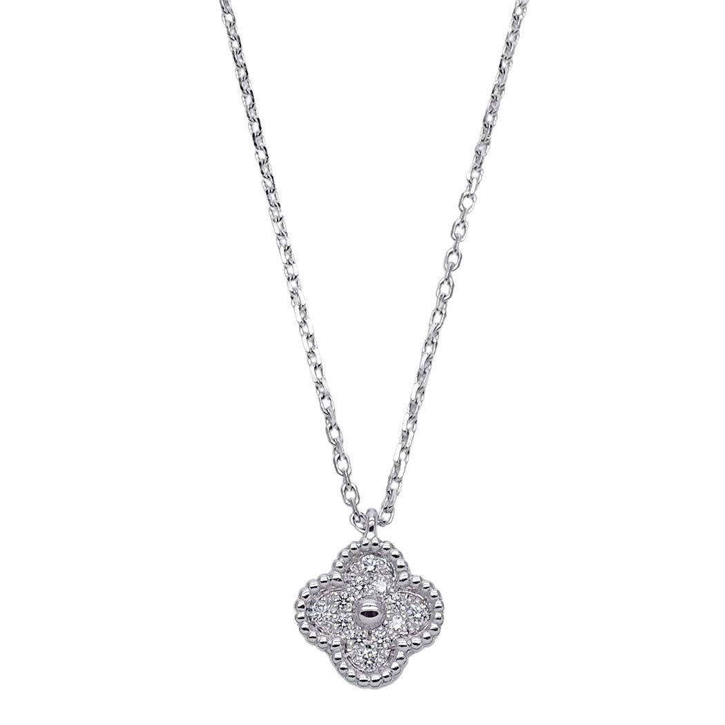 Van Cleef & Arpels Necklace Sweet Alhambra Diamond White Gold — view 2