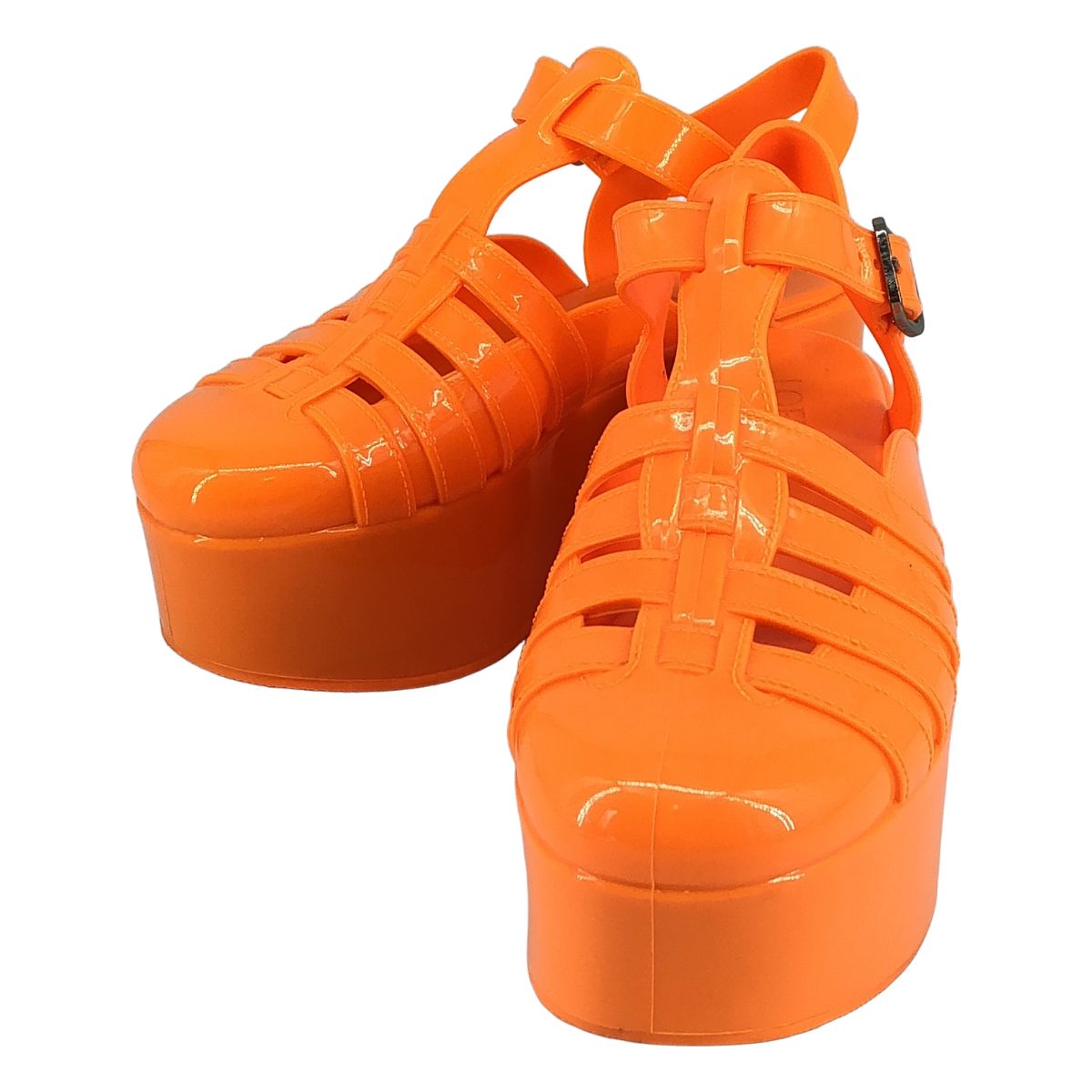 Loewe Rubber Fisherman Sandals Orange 37