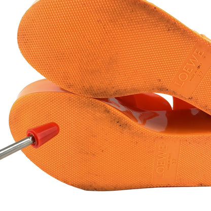 Loewe Rubber Fisherman Sandals Orange 37 — view 7