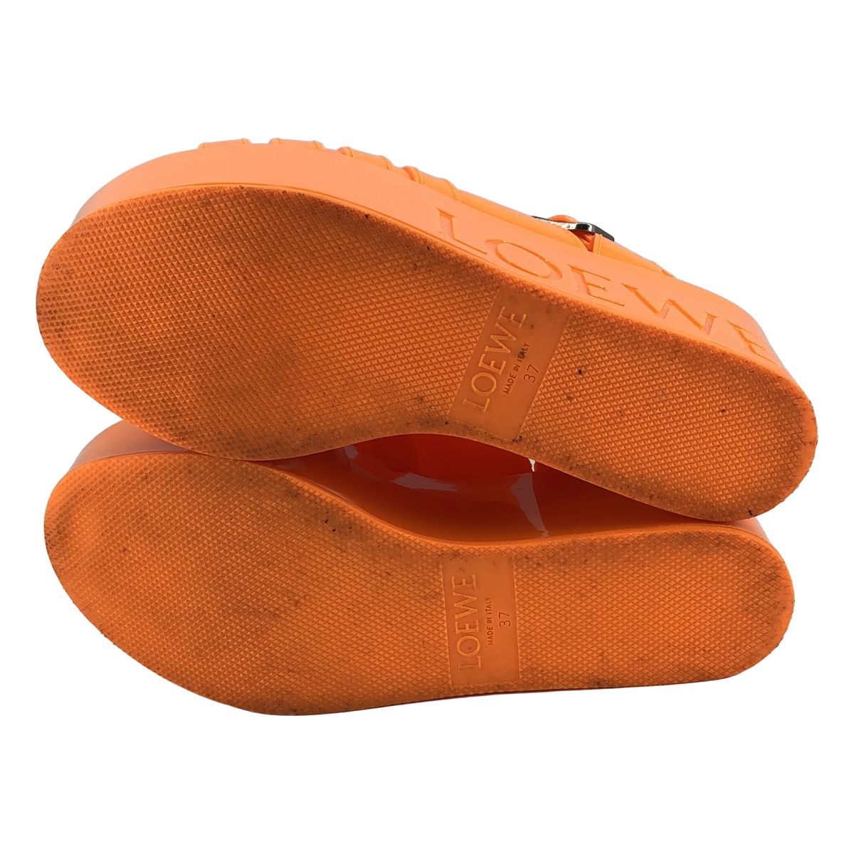Loewe Rubber Fisherman Sandals Orange 37 — view 5