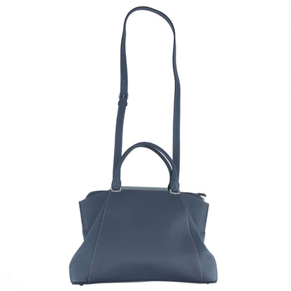 Cartier C de Cartier 2-Way Leather Handbag Navy — view 2