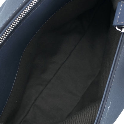 Cartier C de Cartier 2-Way Leather Handbag Navy — view 7