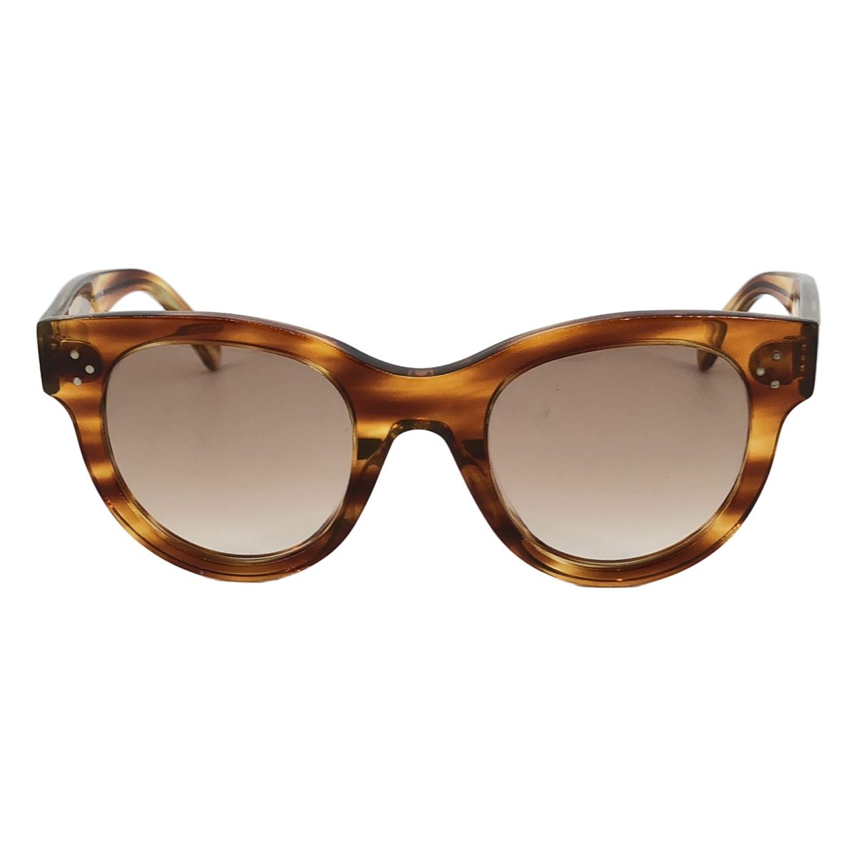 Celine Self Frame Cat Eye Sunglasses Eyewear 48 Tortoiseshell — view 5