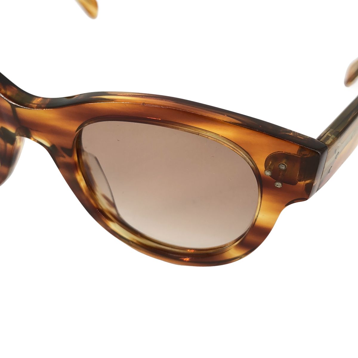 Celine Self Frame Cat Eye Sunglasses Eyewear 48 Tortoiseshell — view 4
