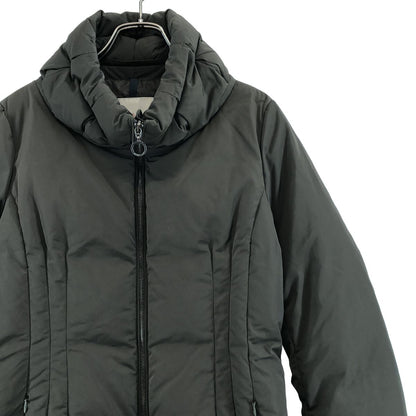 Moncler Renne High Neck Down Coat 0 Khaki — view 2