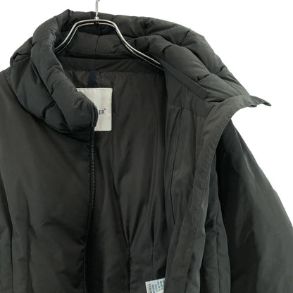 Moncler Renne High Neck Down Coat 0 Khaki — view 4