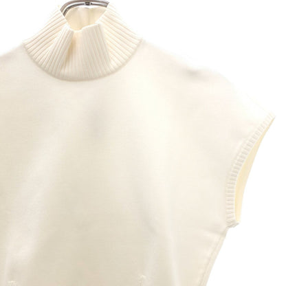 Gucci Back Logo Sleeveless Knit XS White Sweater — view 2