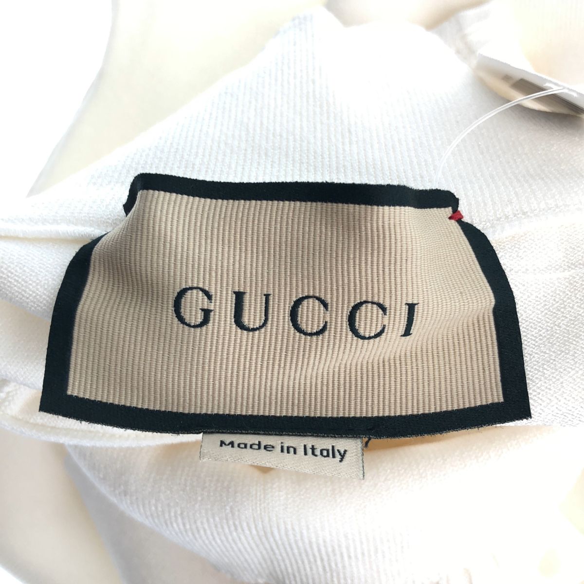 Gucci Back Logo Sleeveless Knit XS White Sweater — view 5