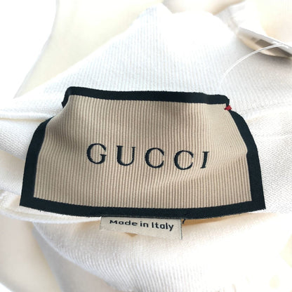 Gucci Back Logo Sleeveless Knit XS White Sweater — view 5
