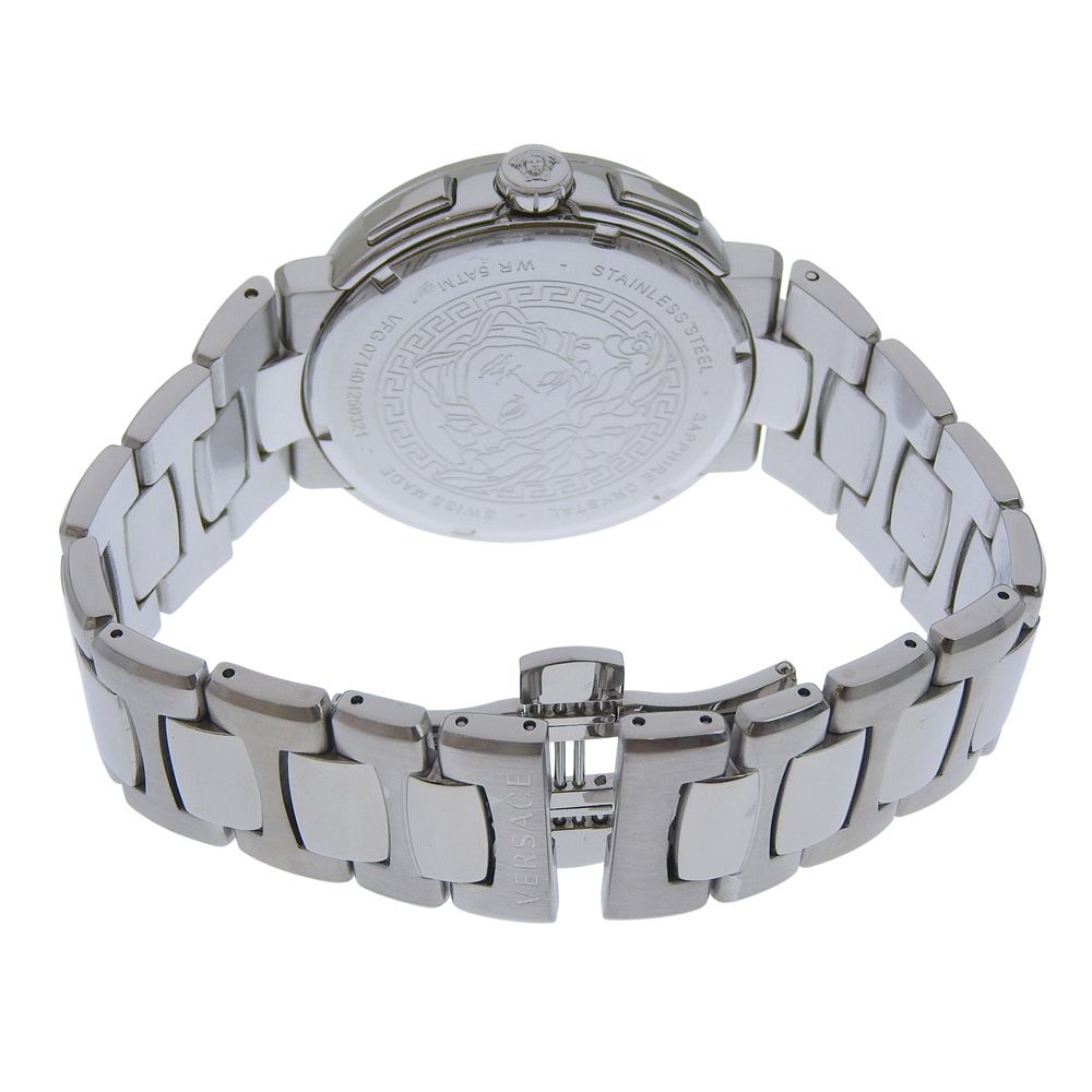 Versace Stainless Steel Quartz Chronograph White Dial Watch — view 4