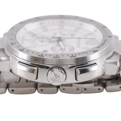 Versace Stainless Steel Quartz Chronograph White Dial Watch — view 8