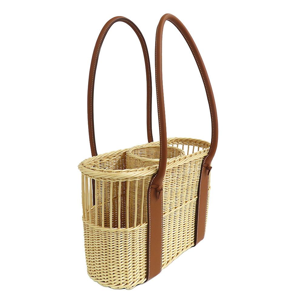 Hermes Bottle Basket Park Gold 01 Interval Wine Glass Pierre Charpin — view 3