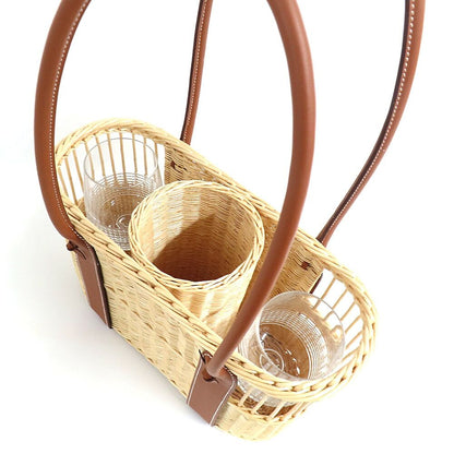 Hermes Bottle Basket Park Gold 01 Interval Wine Glass Pierre Charpin — view 8