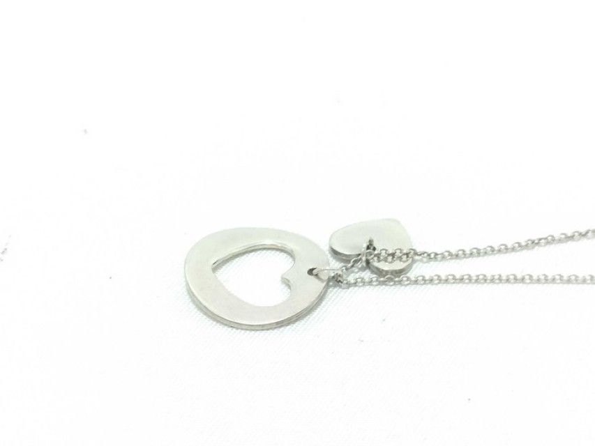 Tiffany & Co Heart Necklace Stencil Silver — view 3