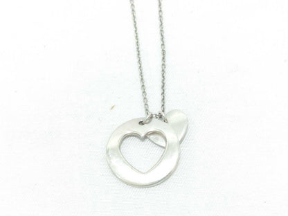 Tiffany & Co Heart Necklace Stencil Silver — view 2