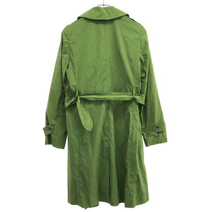 Max Mara Polyester Trench Coat Green 40 — view 2