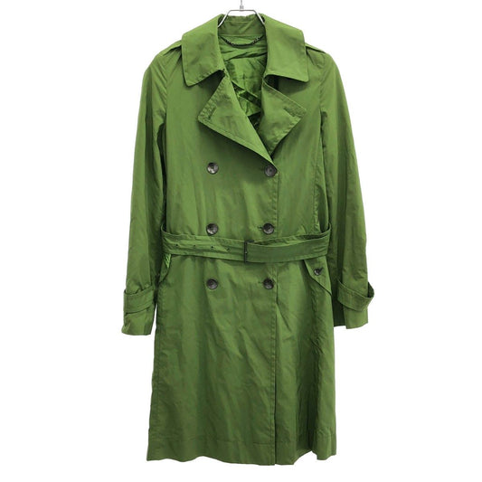 Max Mara Polyester Trench Coat Green 40
