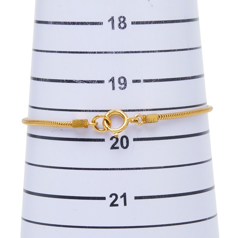 Chanel CC Logo Bracelet Gold Plated — view 6
