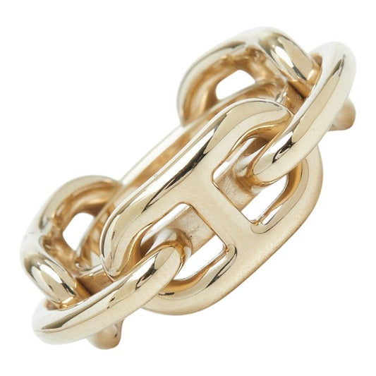 Hermes Chaine D'Ancre Scarf Ring Gold Plated