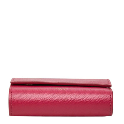 Celine Small Trifold Wallet Pink Leather — view 3