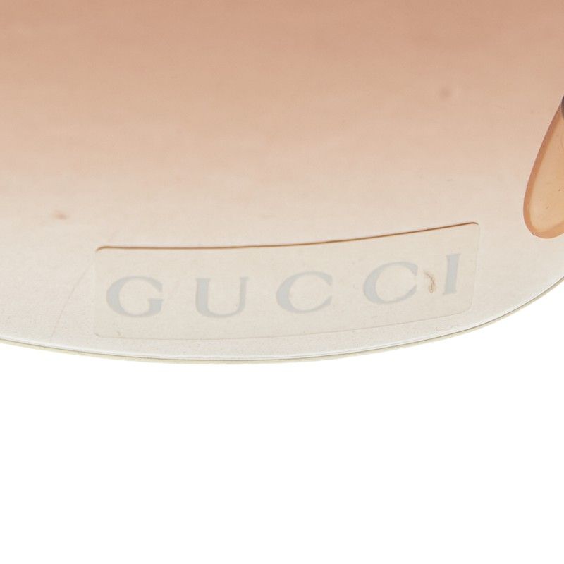 Gucci Rimless Eyewear Sunglasses Gradient Lens S Clear Brown Acetate Plated — view 4