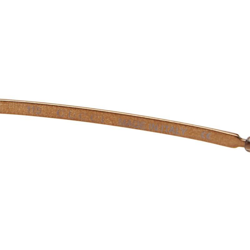 Gucci Rimless Eyewear Sunglasses Gradient Lens S Clear Brown Acetate Plated — view 7