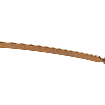 Gucci Rimless Eyewear Sunglasses Gradient Lens S Clear Brown Acetate Plated — view 7