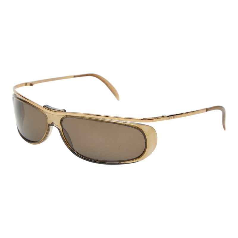 Gucci Sunglasses Eyewear S Clear Brown Gold Acetate Plated