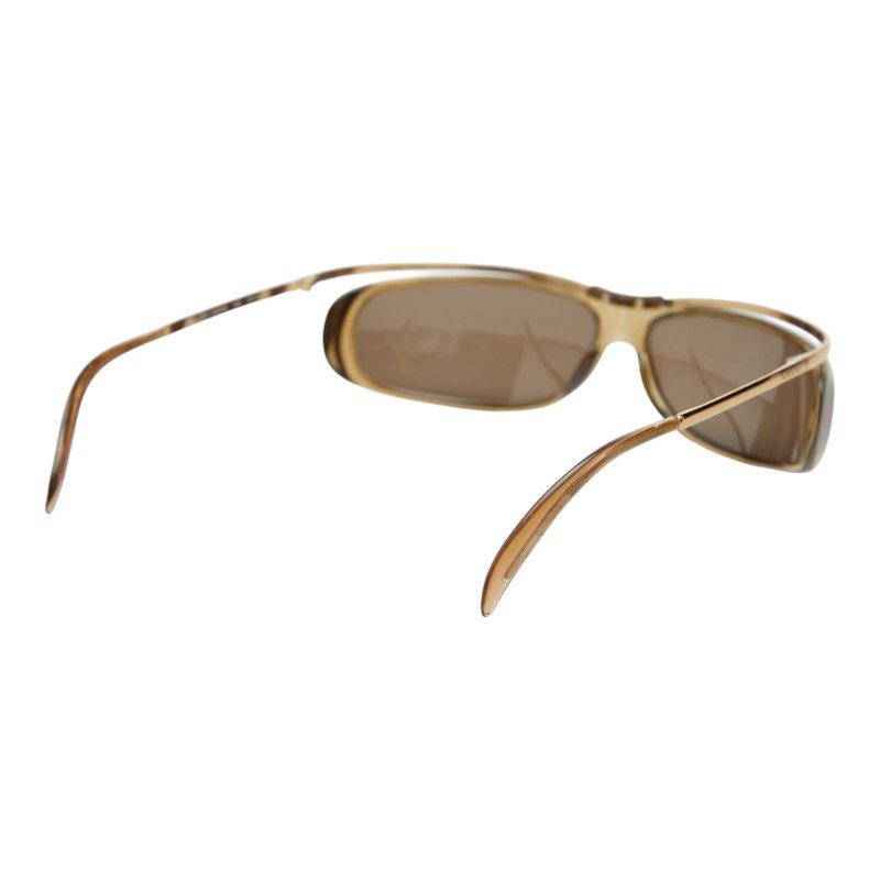 Gucci Sunglasses Eyewear S Clear Brown Gold Acetate Plated — view 3