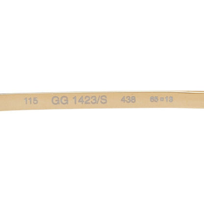 Gucci Sunglasses Eyewear S Clear Brown Gold Acetate Plated — view 6