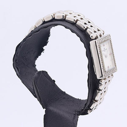 Balenciaga Square 945 SS Quartz White Shell Dial Watch with 5 Frames — view 2