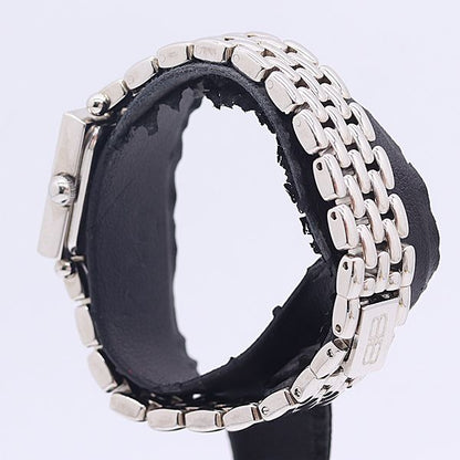 Balenciaga Square 945 SS Quartz White Shell Dial Watch with 5 Frames — view 3