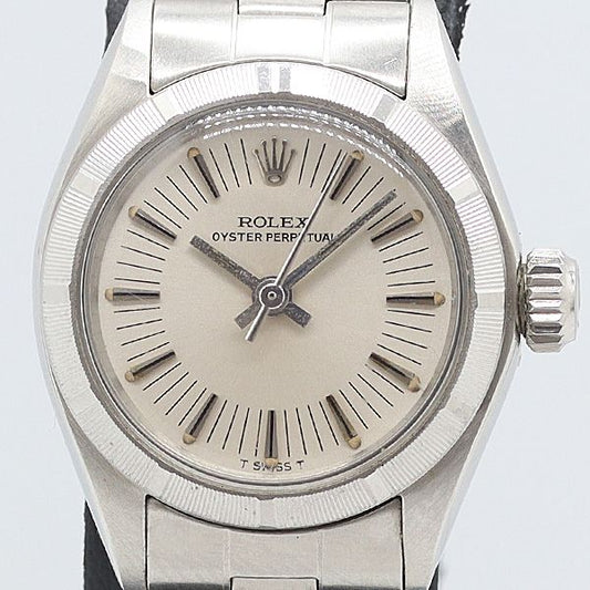 Rolex Oyster Perpetual Automatic White Dial Watch