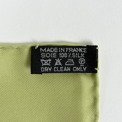 Hermes Carre 90 Avalcadour Scarf Cavalcadour Silk Green Multicolor — view 2