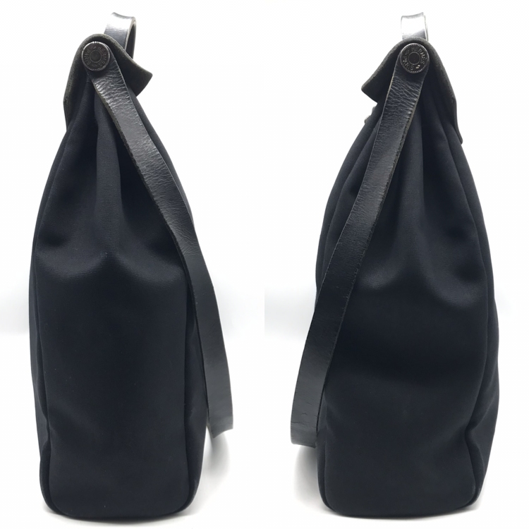 Hermes Herbag MM 2-Way Shoulder Bag Black Price Negotiation Welcome — view 5