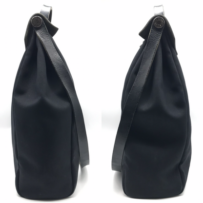 Hermes Herbag MM 2-Way Shoulder Bag Black Price Negotiation Welcome — view 5