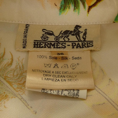 Hermes Plumes Twill Lane Shirt — view 3